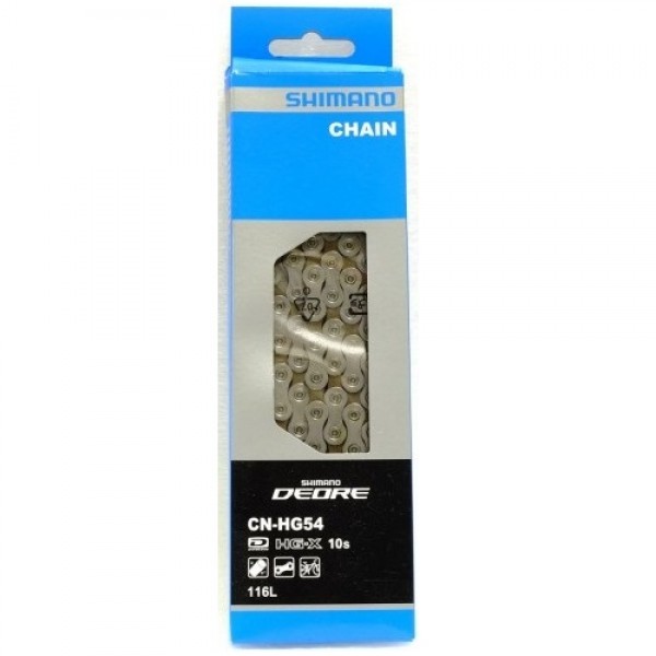 Shimano Deore CN-HG54 10 Ταχυτήτων Αλυσίδες Ποδηλάτου Shimano Deore CN-HG54 10 Ταχυτήτων Αλυσίδες Ποδηλάτου