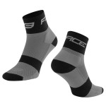 Κοντές ποδηλατικές κάλτσες Force 3 Γκρι Κάλτσες - Compression