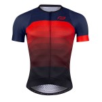 Force Ποδηλατική Μπλούζα Ascent Μπλε / Κόκκινο Μπλούζες