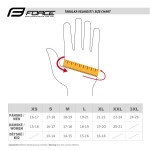 Γάντια Force Fine Μαύρο / Fluo